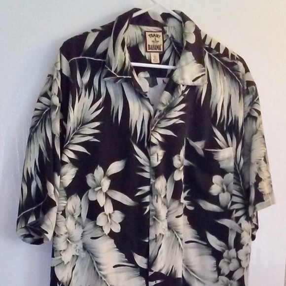 Tommy Bahama Other - Tommy Bahama Hawaiian Blue Silk Shirt